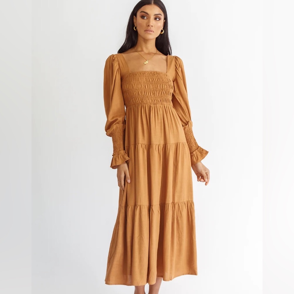 Maxi dress- Brown